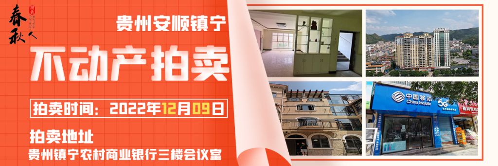【12月09日】鎮(zhèn)寧縣商鋪、住宅、商業(yè)展位拍賣公告